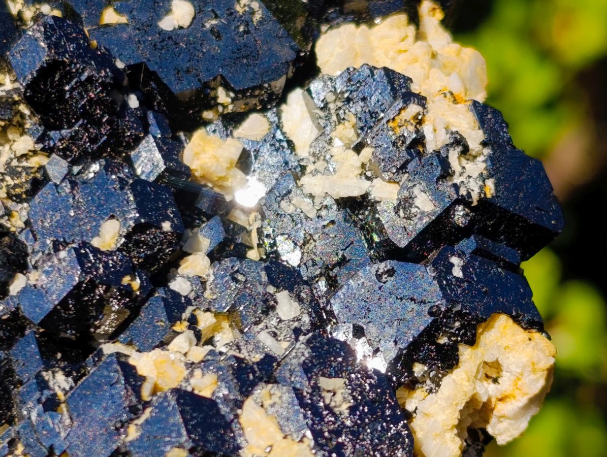 Natural Schorl Black Tourmaline Specimens with Associated Minerals x 2 From Erongo, Namibia