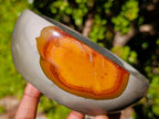 Polished Polychrome Jasper Bowls x 3 From NW Coast, Madagascar