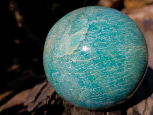 Polished Amazonite Spheres x 2 From Madagascar - Toprock Gemstones and Minerals 