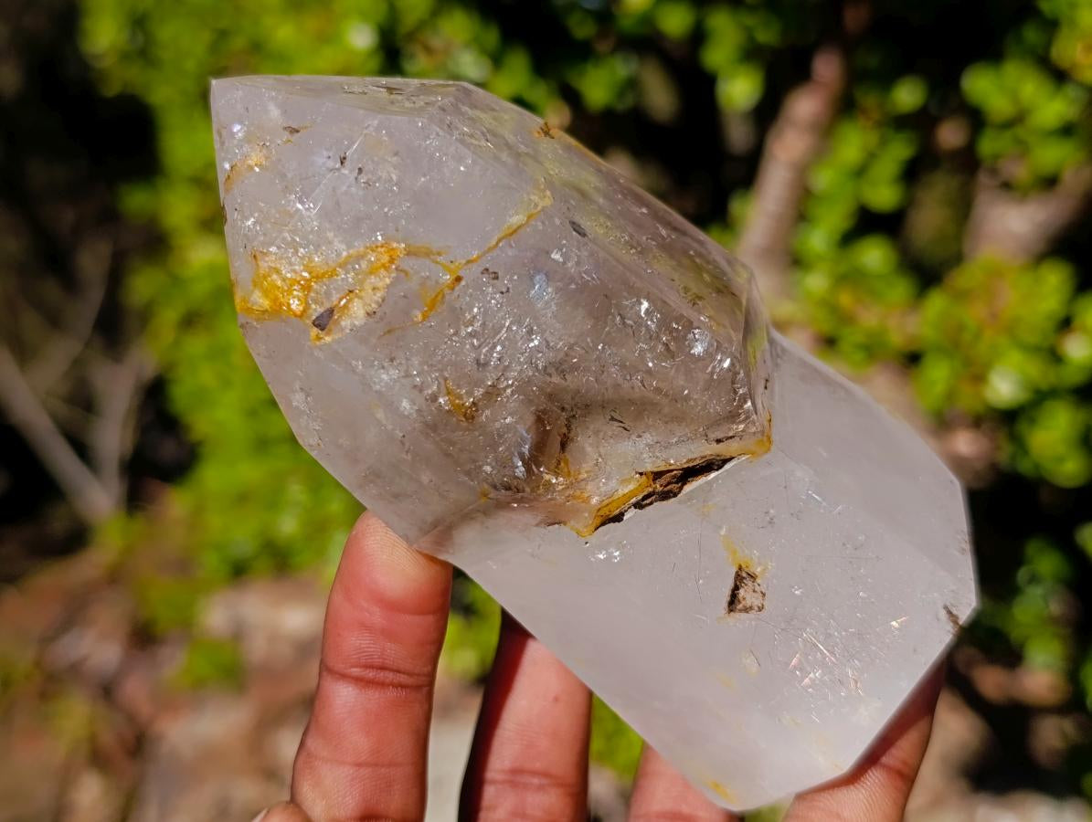 Polished Smokey Quartz Mixed Crystals x 3 From Madagascar
