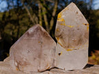 Polished Smokey Quartz Mixed Crystals x 3 From Madagascar