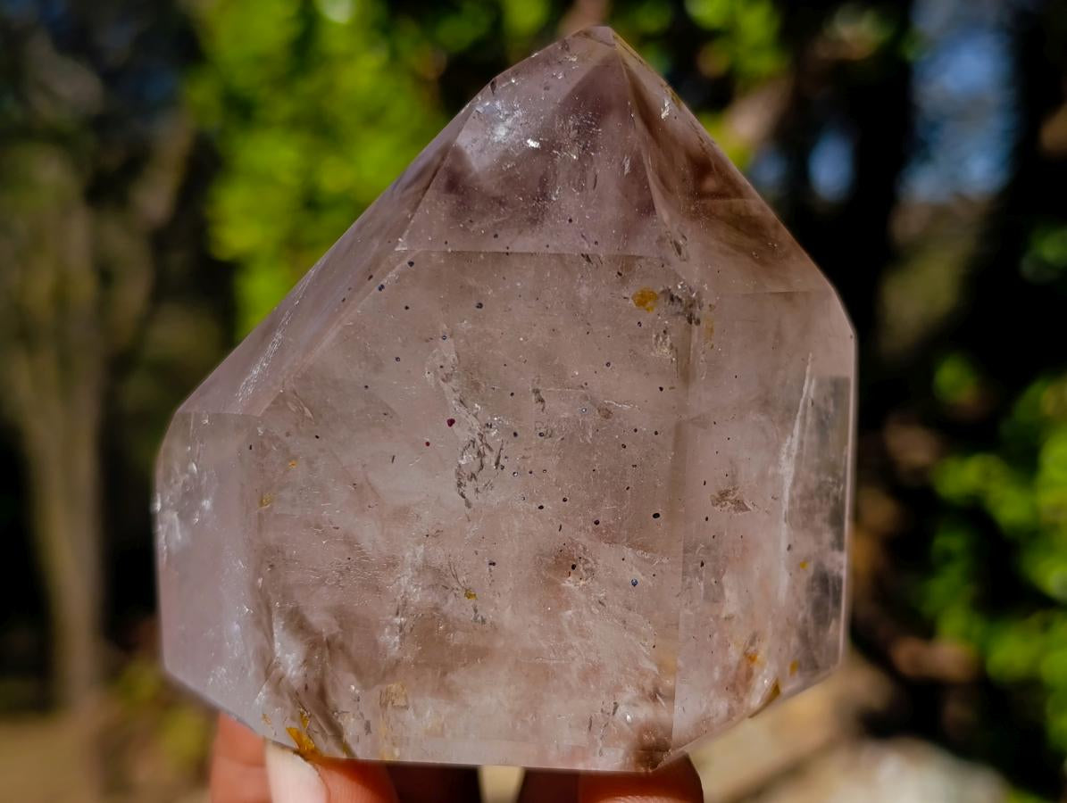 Polished Smokey Quartz Mixed Crystals x 3 From Madagascar