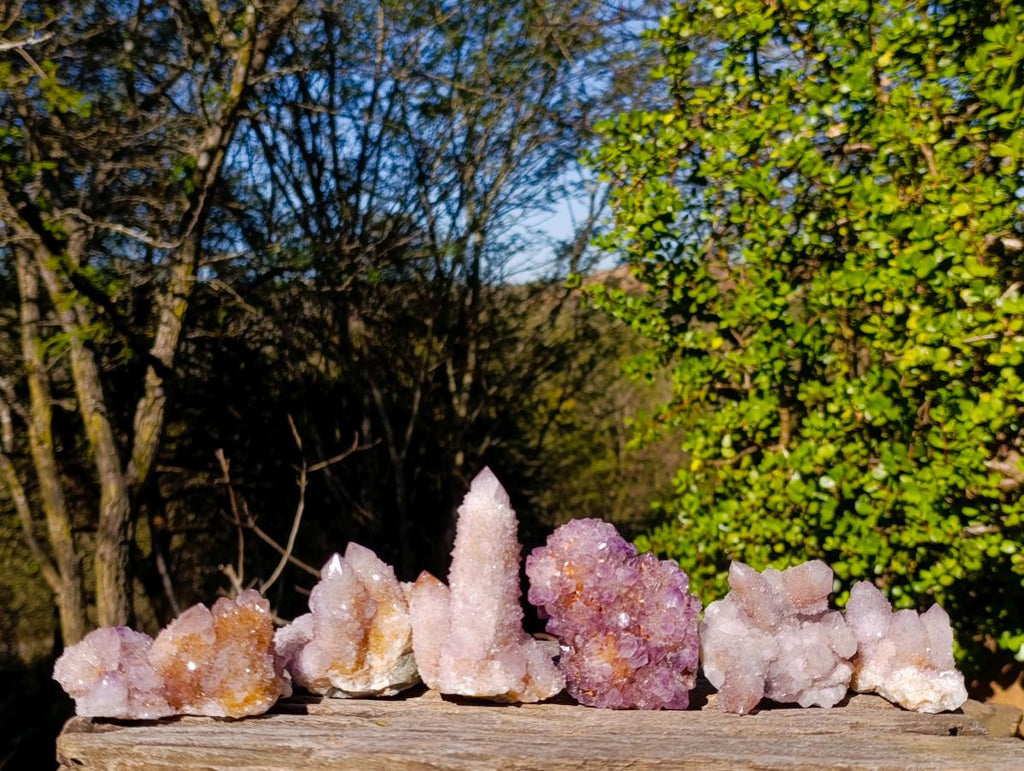 Natural Spirit Amethyst Clusters x 6 From Boekenhouthoek, South Africa