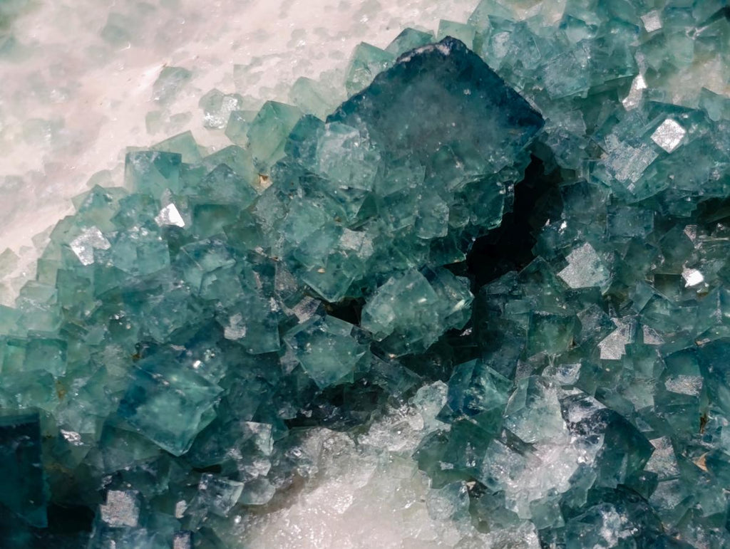 Natural Large Green Cubic Fluorite Specimen x 1 From Mandrosonoro, Madagascar