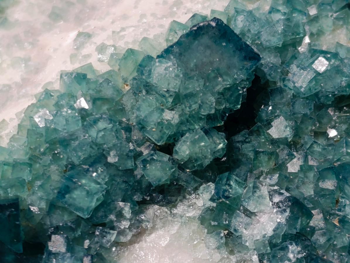 Natural Large Green Cubic Fluorite Specimen x 1 From Mandrosonoro, Madagascar