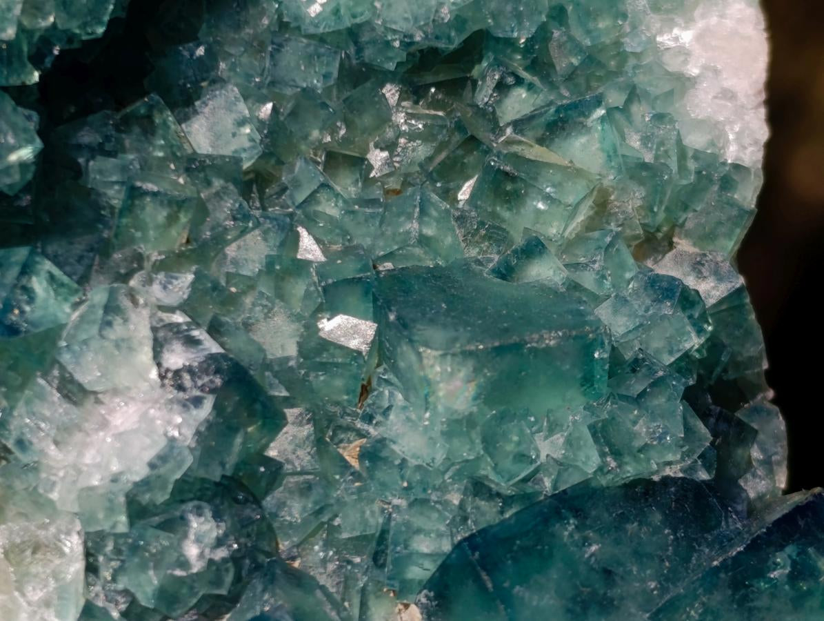 Natural Large Green Cubic Fluorite Specimen x 1 From Mandrosonoro, Madagascar