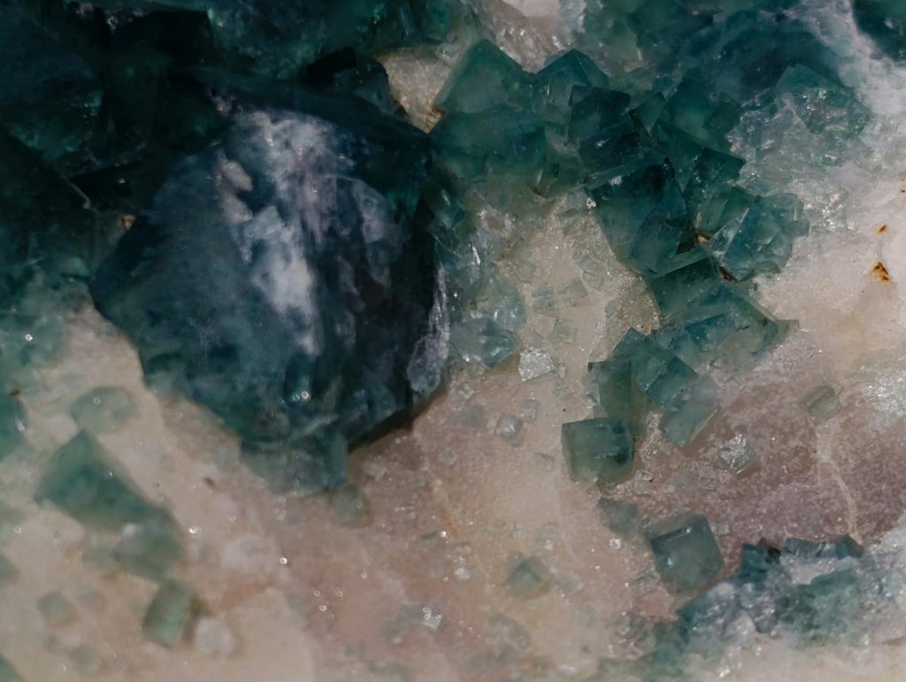 Natural Large Green Cubic Fluorite Specimen x 1 From Mandrosonoro, Madagascar