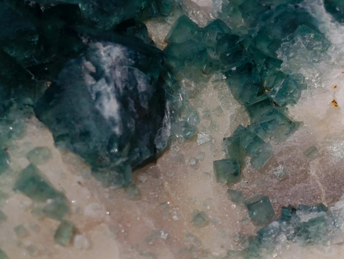 Natural Large Green Cubic Fluorite Specimen x 1 From Mandrosonoro, Madagascar