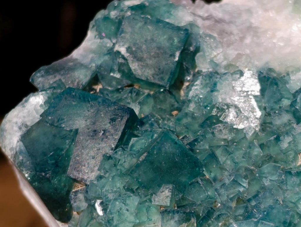 Natural Large Green Cubic Fluorite Specimen x 1 From Mandrosonoro, Madagascar