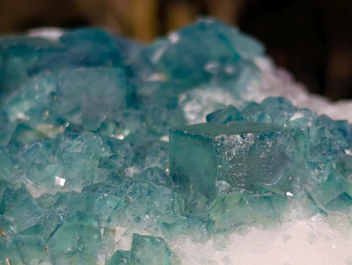 Natural Large Green Cubic Fluorite Specimen x 1 From Mandrosonoro, Madagascar