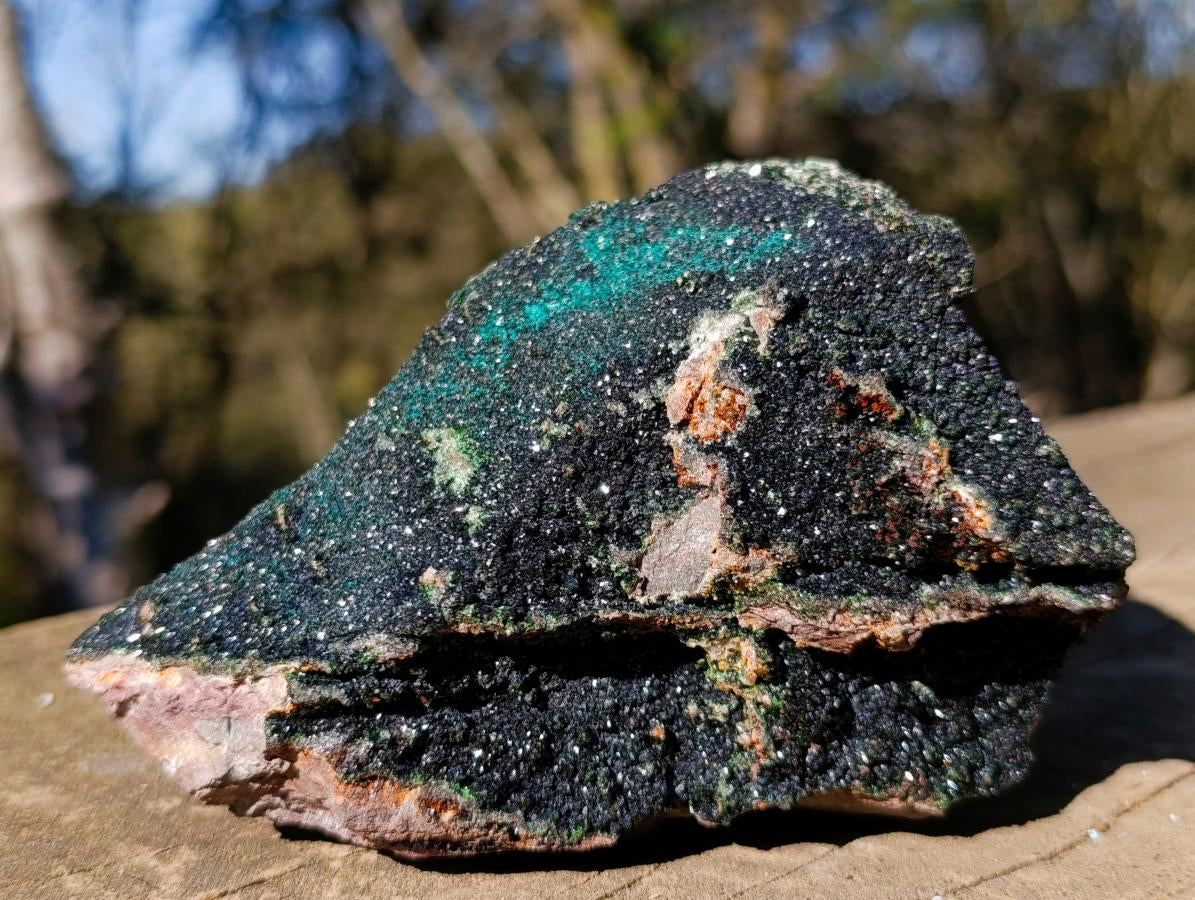 Natural Libethenite Specimens on Dolomite Matrix x 2 From Shituru, Congo