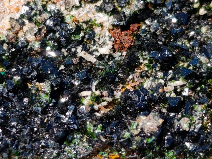 Natural Libethenite Specimens on Dolomite Matrix x 2 From Shituru, Congo