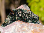 Natural Libethenite Specimens on Dolomite Matrix x 2 From Shituru, Congo