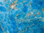 Polished Blue Apatite Standing Display Pieces x 6 From Betroka, Madagascar