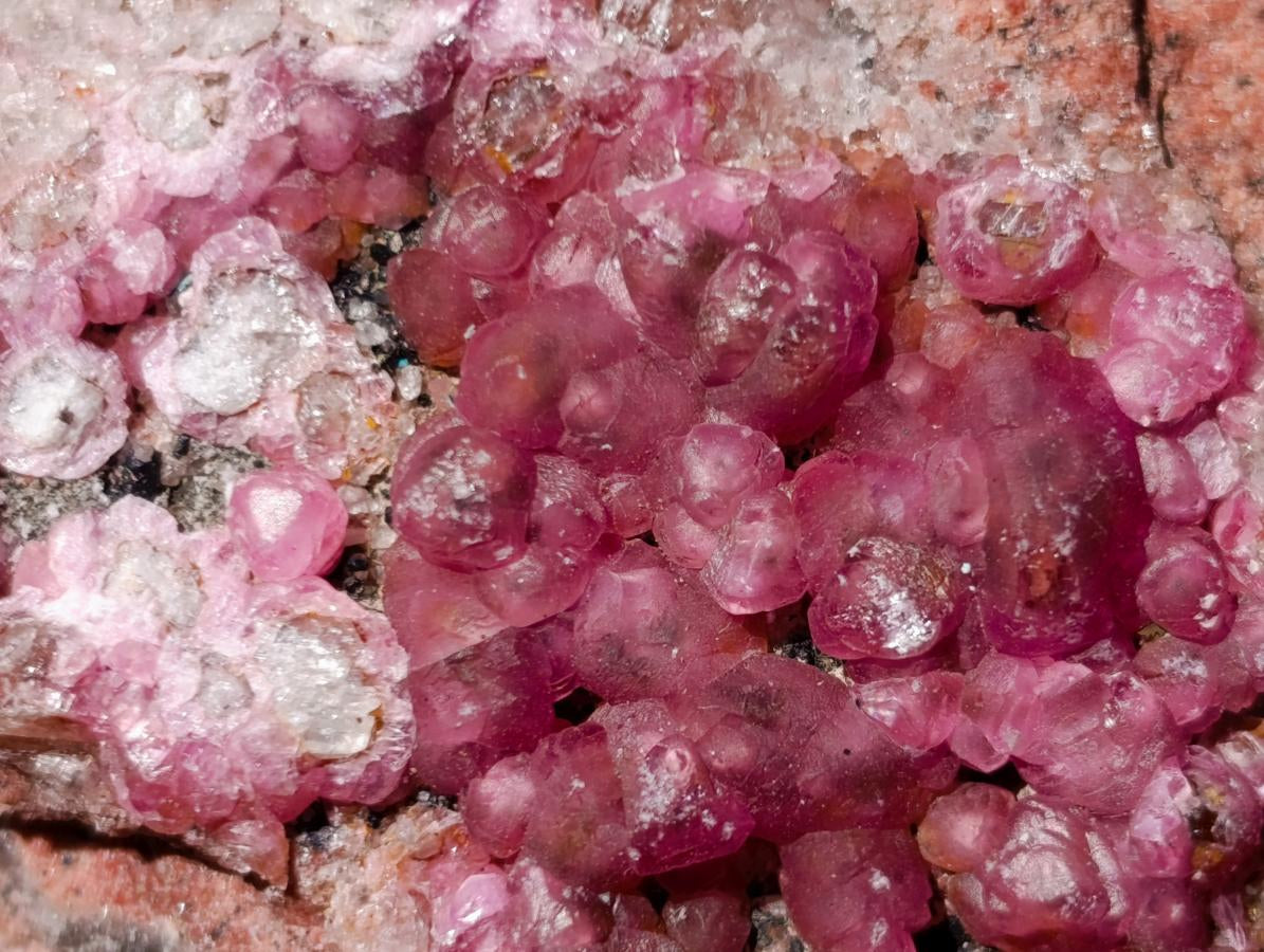Natural Spherocobaltite Specimens x 6 From Musonoi Mine, Congo
