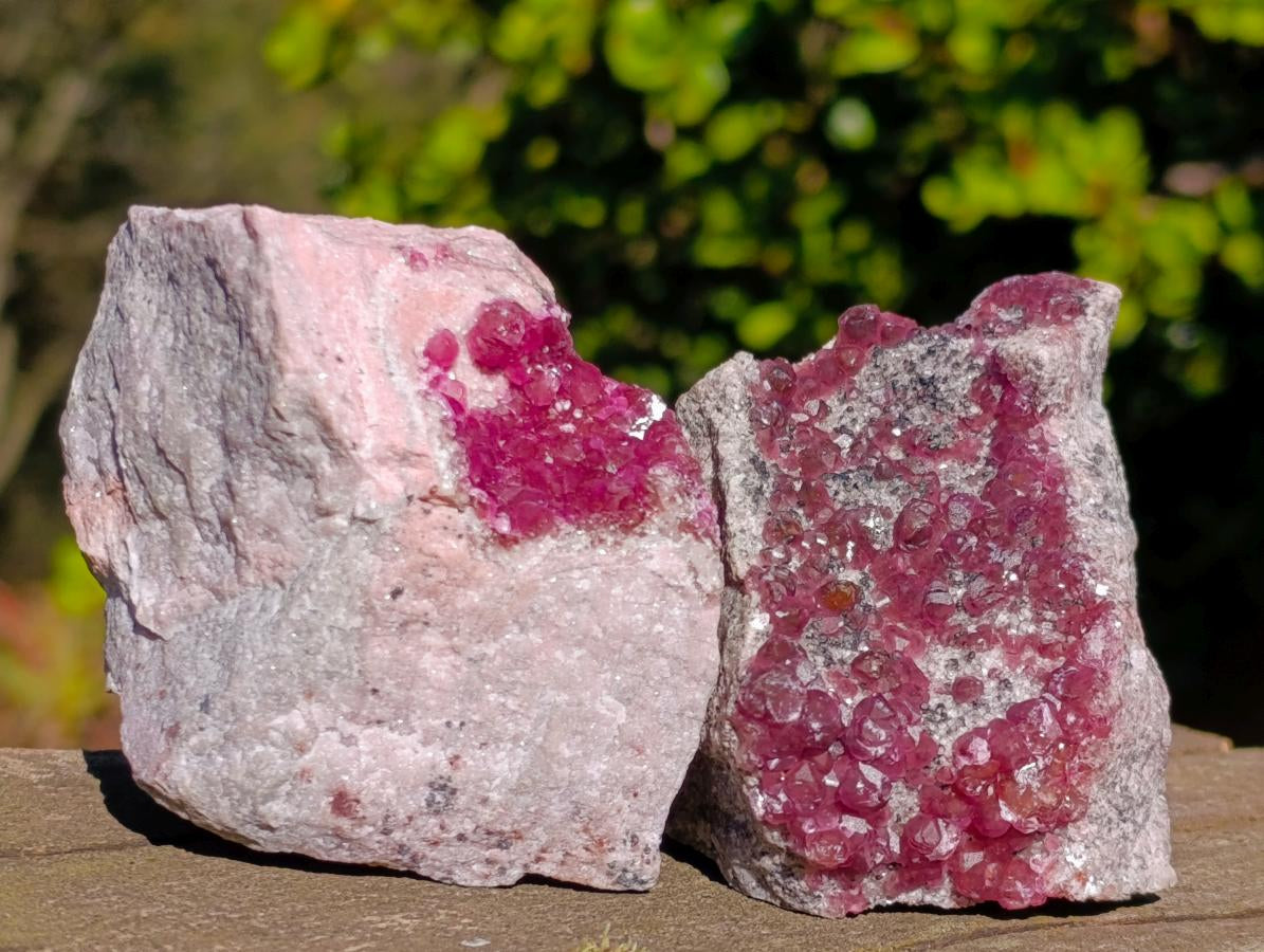 Natural Spherocobaltite Specimens x 6 From Musonoi Mine, Congo