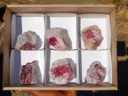 Natural Spherocobaltite Specimens x 6 From Musonoi Mine, Congo