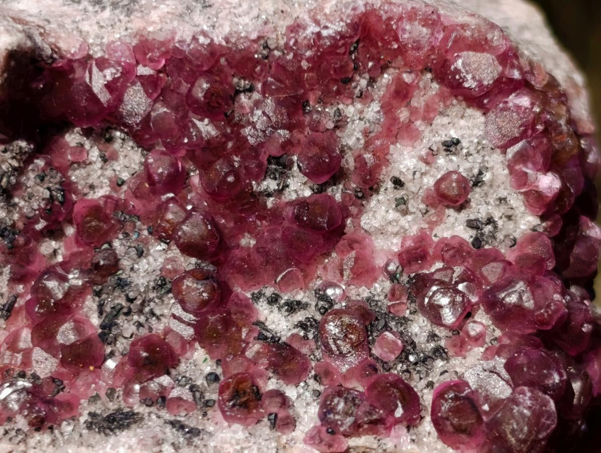 Natural Spherocobaltite Specimens x 6 From Musonoi Mine, Congo