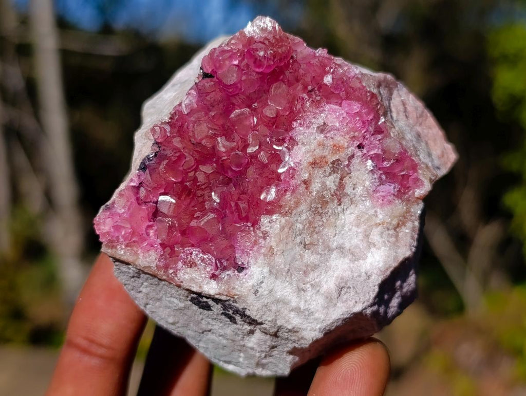 Natural Spherocobaltite Specimens x 6 From Musonoi Mine, Congo