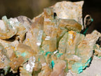 Natural Rare Barite Specimens with Malachite x 6 From Shangulowé Mine, Congo