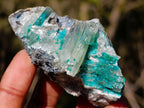 Natural Rare Barite Specimens with Malachite x 6 From Shangulowé Mine, Congo