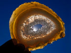 Polished Concentric Ring Agate Slices with Natural Edging x 6 From Madagascar