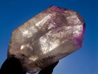 Polished Double Terminated Window Amethyst Crystals x 3 From Akansobe, Madagascar