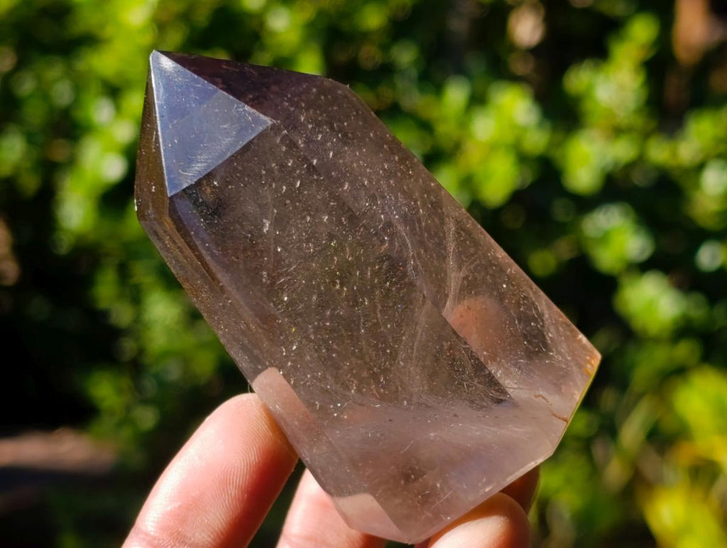 Polished Smokey Quartz Display Crystals x 6 From Madagascar
