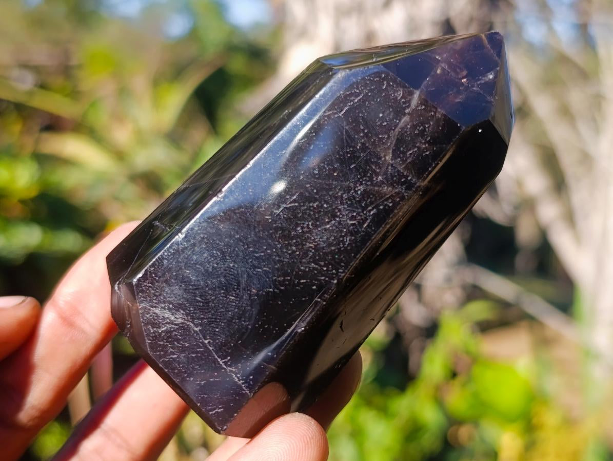 Polished Smokey Quartz Display Crystals x 6 From Madagascar