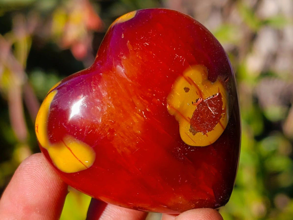 Polished Carnelian Agate Gemstone Hearts x 24 From Madagascar