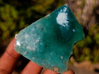 Polished One Side Mtorolite Chrysoprase Slices x 24 From Mutorashanga, Zimbabwe