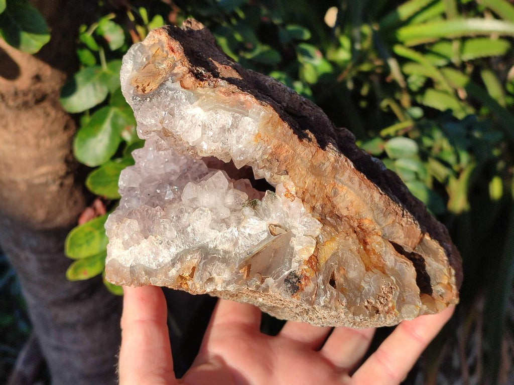 Natural Large Agate Amethyst Geode x 1 From Maintirano, Madagascar - Toprock Gemstones and Minerals 