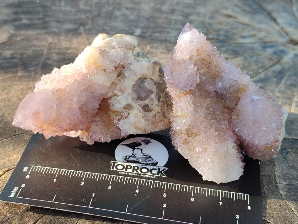 Natural Spirit Amethyst Clusters x 12 From Boekenhouthoek, South Africa - Toprock Gemstones and Minerals 