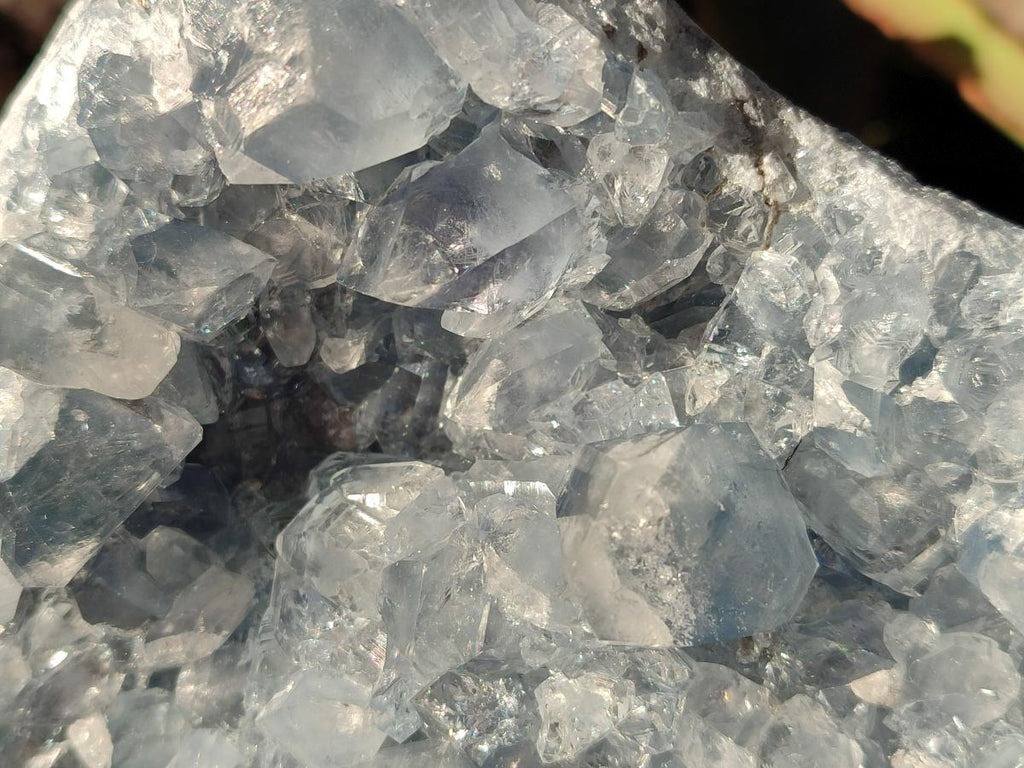 Natural Cabinet Size Blue Celestite Specimen x 1 From Sakoany, Madagascar - Toprock Gemstones and Minerals 