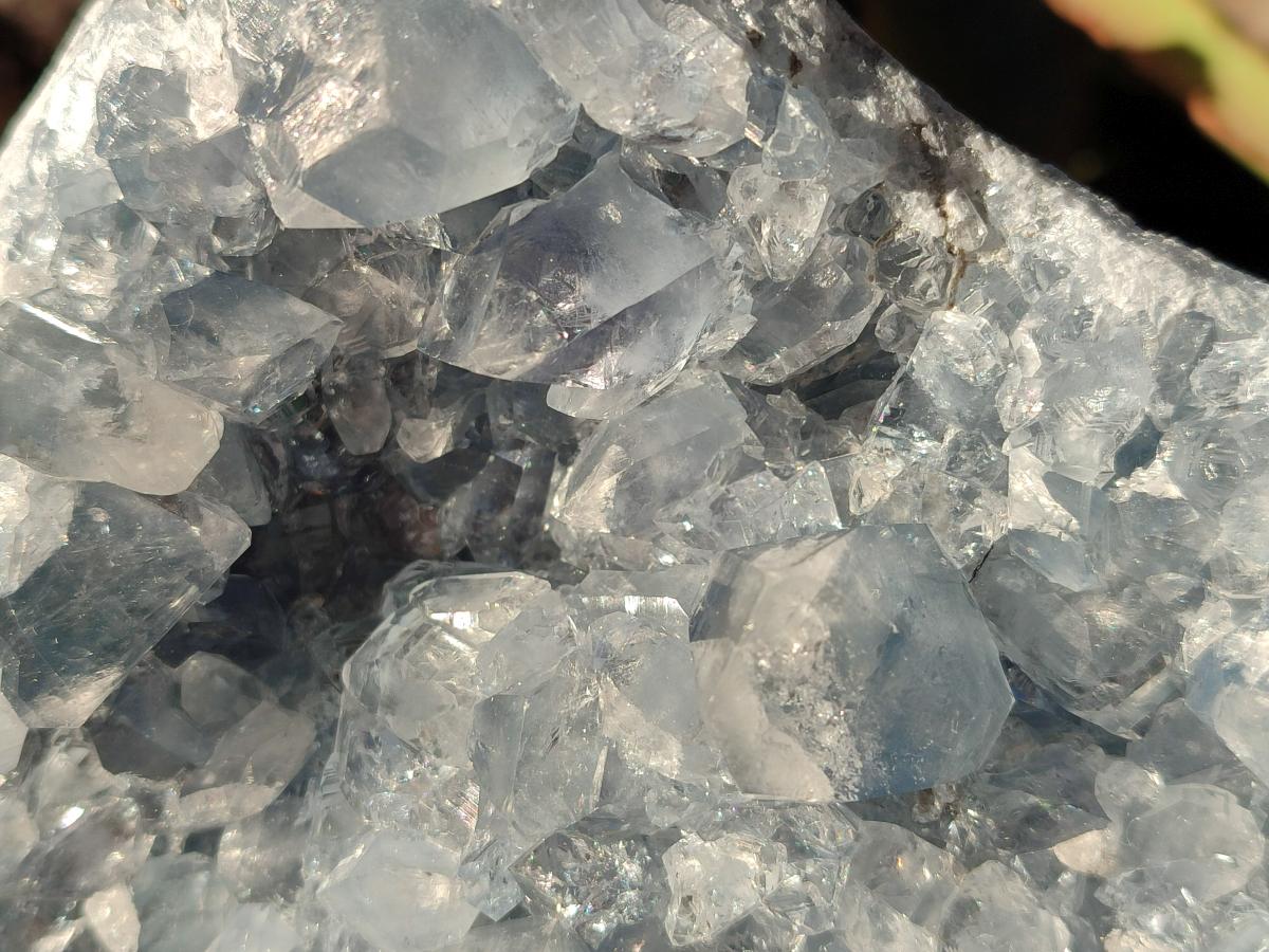 Natural Cabinet Size Blue Celestite Specimen x 1 From Sakoany, Madagascar - Toprock Gemstones and Minerals 