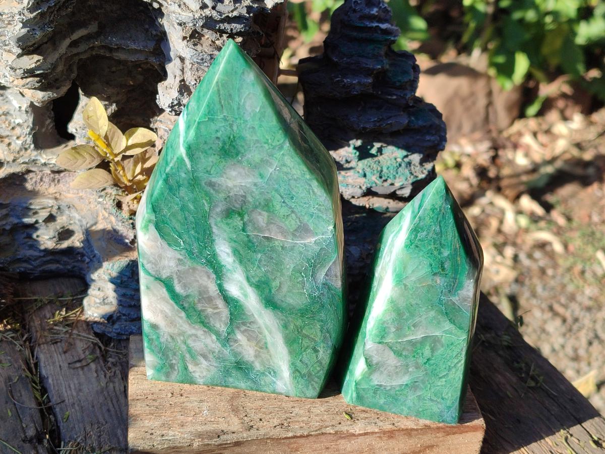 Polished Buddstone Display Crystals x 3 From Swaziland - Toprock Gemstones and Minerals 