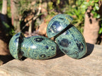 Polished Stromatolite "Kambaba Jasper" Mushrooms x 12 From Katsepy, Madagascar - Toprock Gemstones and Minerals 