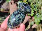 Polished Stromatolite "Kambaba Jasper" Mushrooms x 12 From Katsepy, Madagascar - Toprock Gemstones and Minerals 