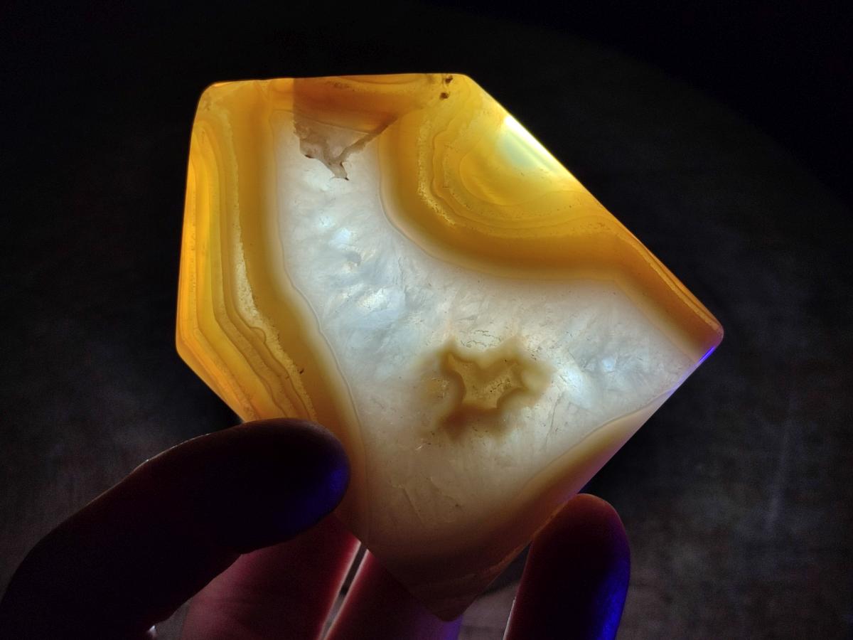Polished Banded Agate House Shaped Slices x 12 From Madagascar - Toprock Gemstones and Minerals 