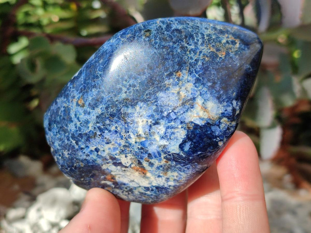 Polished Dumortierite Standing Display Pieces x 6 From Madagascar - Toprock Gemstones and Minerals 