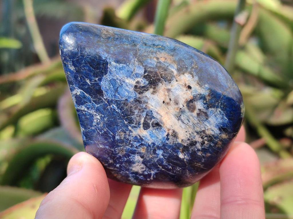 Polished Dumortierite Standing Display Pieces x 6 From Madagascar - Toprock Gemstones and Minerals 