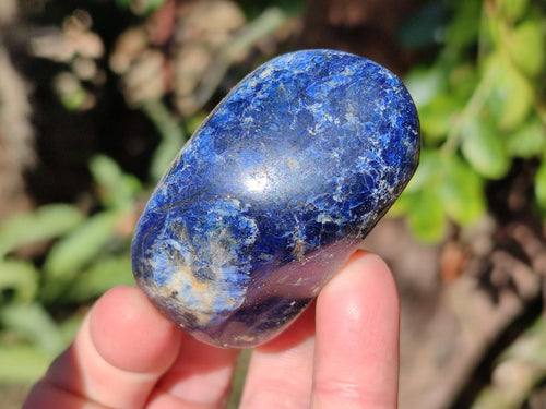 Polished Dumortierite Standing Display Pieces x 6 From Madagascar - Toprock Gemstones and Minerals 