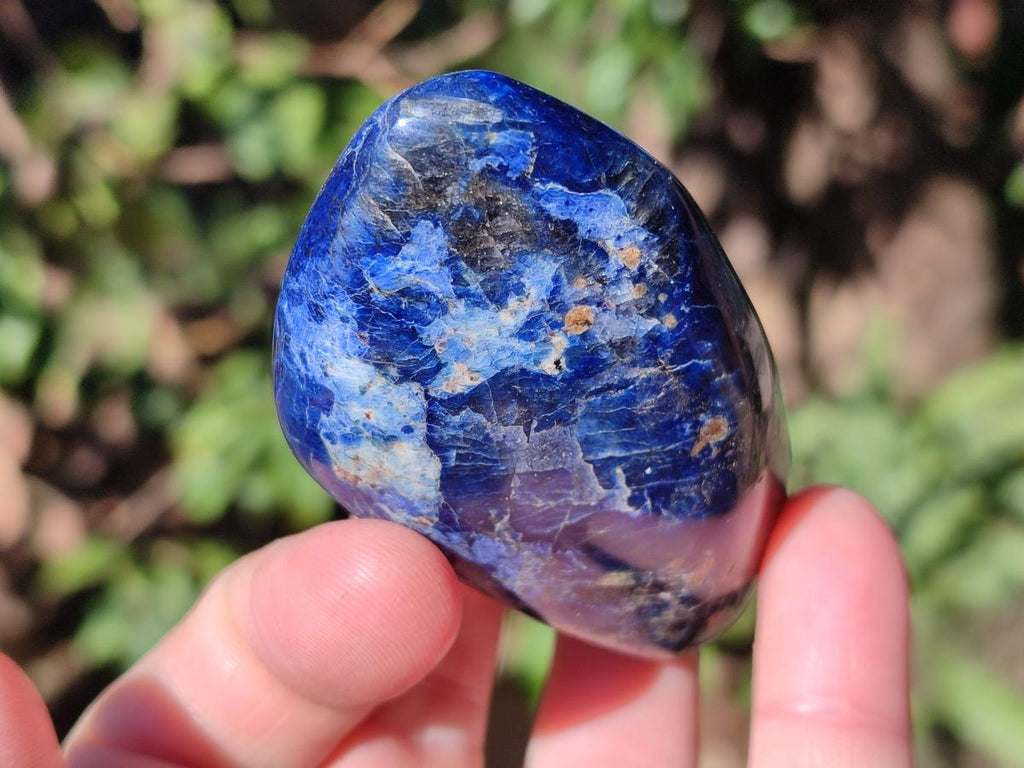 Polished Dumortierite Standing Display Pieces x 6 From Madagascar - Toprock Gemstones and Minerals 