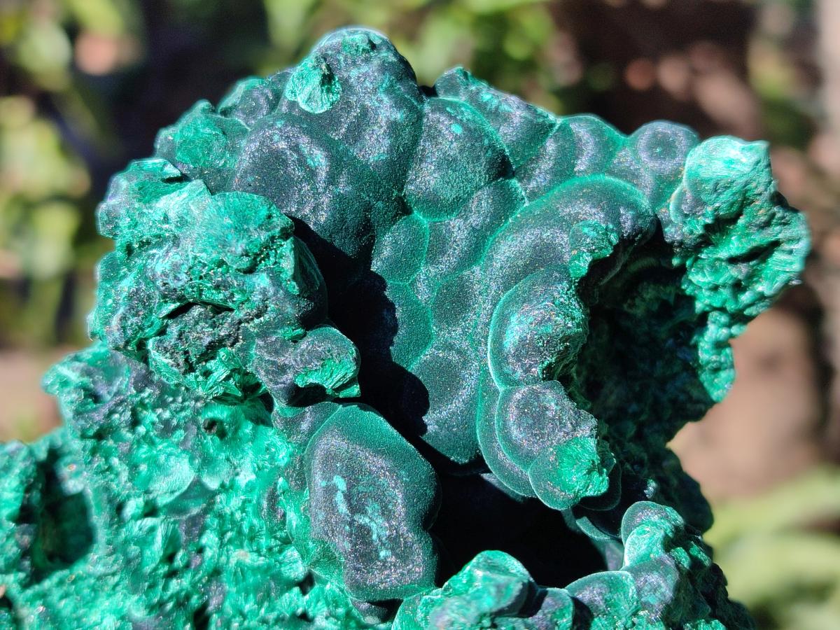Natural Cabinet Size Silky Malachite Specimens x 2 From Kasompe, Congo - Toprock Gemstones and Minerals 