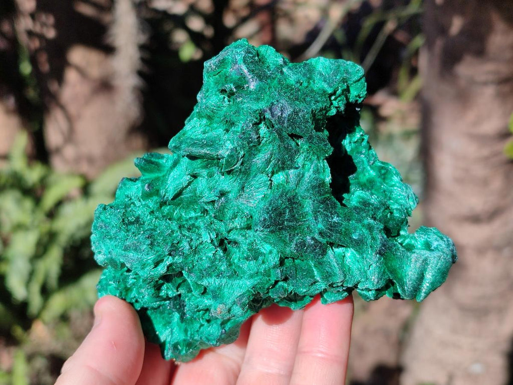 Natural Cabinet Size Silky Malachite Specimens x 2 From Kasompe, Congo - Toprock Gemstones and Minerals 