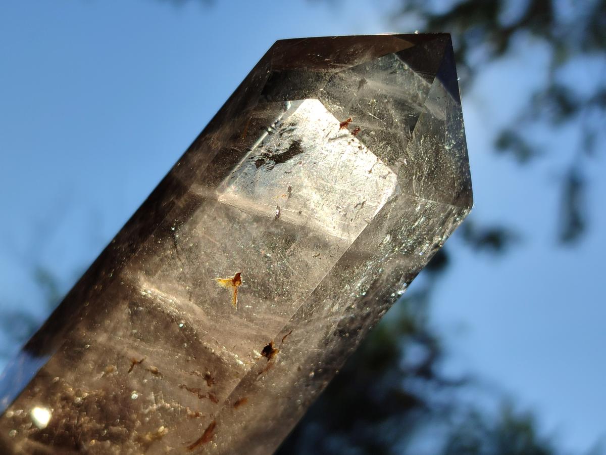 Polished Smokey Quartz Crystals x 2 From Madagascar - Toprock Gemstones and Minerals 