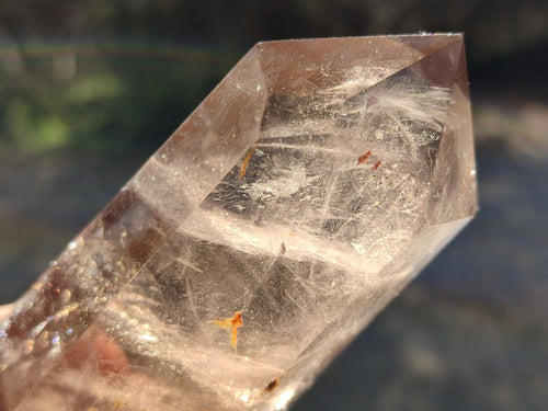 Polished Smokey Quartz Crystals x 2 From Madagascar - Toprock Gemstones and Minerals 