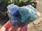 Natural Watermelon Fluorite Cobbed Specimens x 12 From Uis, Namibia - Toprock Gemstones and Minerals 