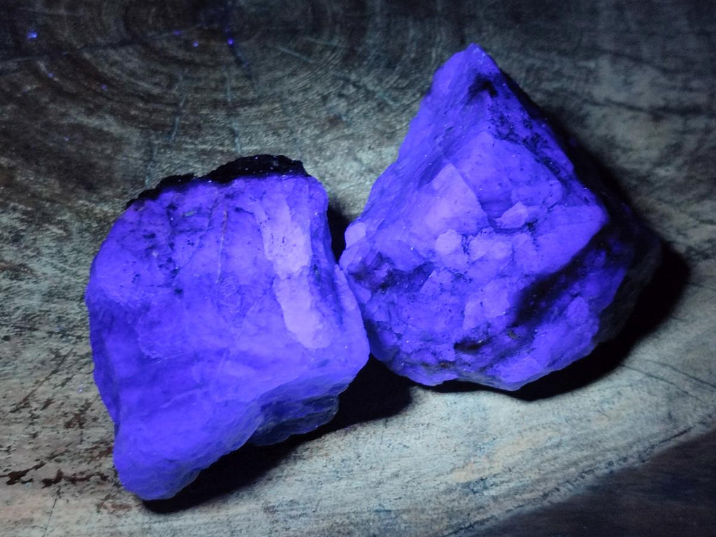 Natural Watermelon Fluorite Cobbed Specimens x 12 From Uis, Namibia - Toprock Gemstones and Minerals 