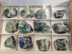 Natural Watermelon Fluorite Cobbed Specimens x 12 From Uis, Namibia - Toprock Gemstones and Minerals 